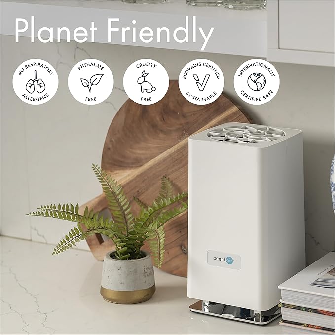 ScentAir Whisper Home Monthly Plug-in Refill, Fragrance Cartridge for Home and Office, Fresh Linen