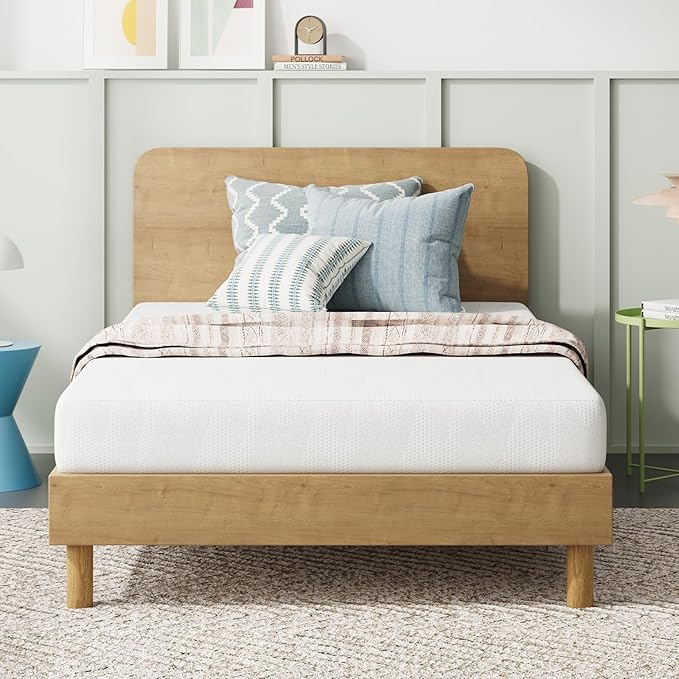 Novilla 5 Inch Queen Size Mattress, Gel Memory Foam Mattress for Cooling Night Sleep & Pressure Relief, CertiPUR-US Certified Mattresses Queen Size