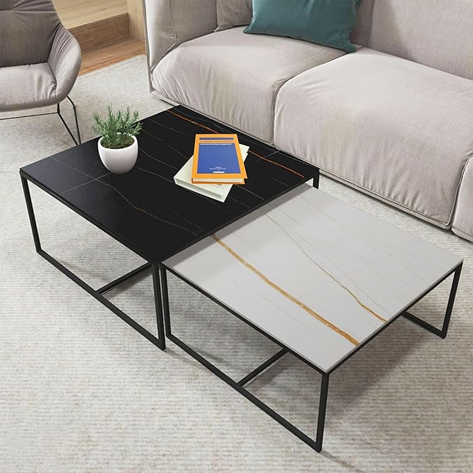 EFH 6 Pcs Faux Books for Modern Decoration - Fashionable Fake Books for Home Decor - Aesthetic Entryway, Coffee Table, Bookshelf Decor (Set of 1)