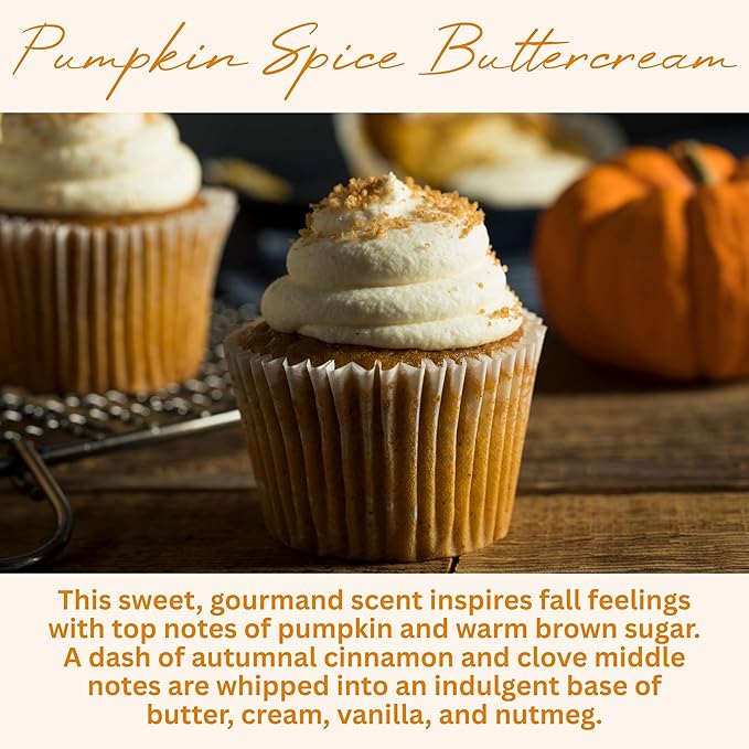 Wickless Candles for Candle Warmer Lamp, Many Scents to Choose, 100% Non-Toxic Soy Wax, Scented Candle Melts for Warming Plate, Handmade in The USA (Pumpkin Spice Buttercream)