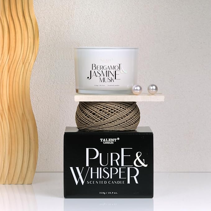 Scented Candles for Home - Large 3 Wick Jar Candles - Natural Soy Wax Candles Gifts for Women & Men - Aromatherapy Aesthetic Candles