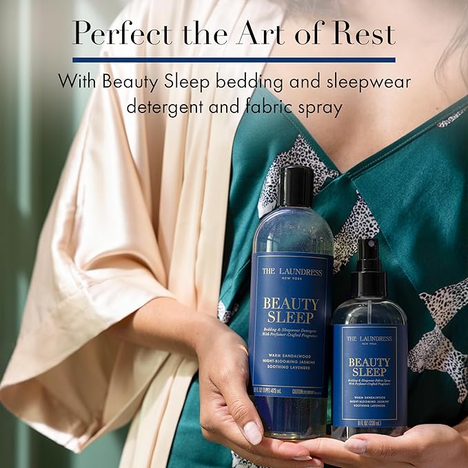 The Laundress Beauty Sleep Fabric Spray, Wrinkle Release Spray, Pillow Spray, Fabric Refresher, Upholstery and Linen Spray, Tranquil Comforting Inspired Scent, 8 Fl Oz