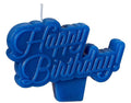 Papyrus Happy Birthday Candle, Blue (1-Count)