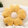Sioloc Flower Throw Pillow, Fun Daisy Pillow, 25.6" Large Yellow Cute Decorative Seat Cushion Aesthetic Flower Plush Pillows for Bed Floor Couch Chair