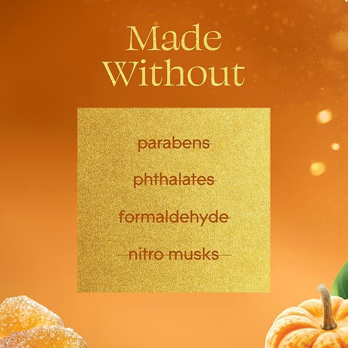 Glade 1-Wick Scented Candle Jar, Pumpkin & Ginger, Air Freshener Infused with Essential Oils, 4.08 Oz, 2 Count