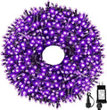 105FT 300LEDs Christmas Lights Outdoor Indoor 8 Modes for Christmas Tree Party Decoration, 100% UL Listed (Purple, 105 FT)