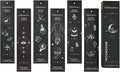 Folkulture Set of 6 Incense Sticks | 120 Organic Insence Sticks - Non Toxic Palo Santo & Sandalwood, Lavender, Patchouli, Rosemary Insence-Stick | 45 Min Burn Time, Blue Lotus Inscents-Sticks Gifts