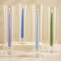 Hurricane Candle Holder Thickened Cylinder Covers 4 Pcs Taper Candle Sticks Holder Glass Tall Candlesticks Holders Centerpiece for Wedding Dining Table