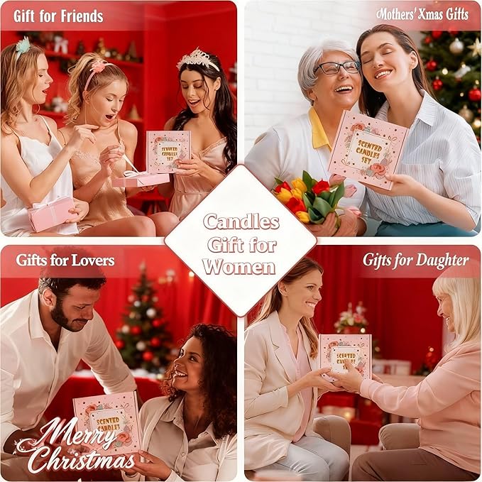 Scented Candles for Women,Gardenia & Ylang Ylang Scented Candles,7oz Hand-Poured for Serene Bedrooms & Spa Baths,Long-Lasting Floral Escape, Perfect for Meditation & Romantic Evenings