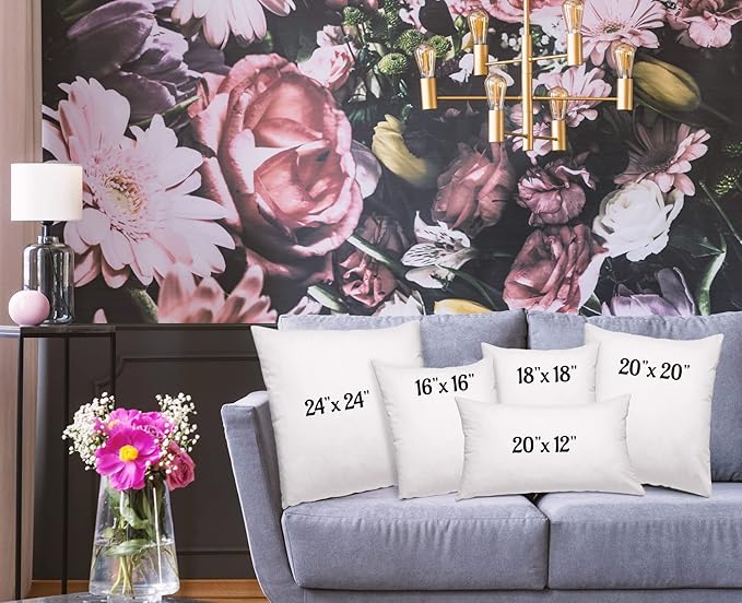 Ambesonne Retro Throw Pillow Cushion Case Pack of 4, Trellis Grid Medieval Floral Damask Mandala Flower Ornament in Modern Monochrome, Modern Accent Double-Sided Digital Printing, 16", Pale Khaki