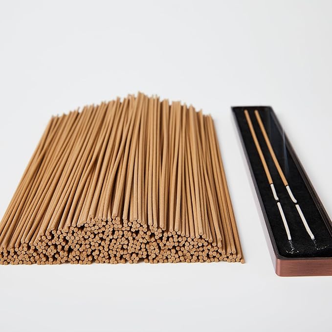 Natural Premium Fragrance,8" Joss Sticks Incense,500 Pieces *45mins,Chinese Classic Handcraft Recipe (Sandalwood 惠安檀香)