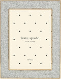 Kate Spade New York 897450 Sitting Pretty 5x7 Silver Glitter Frame