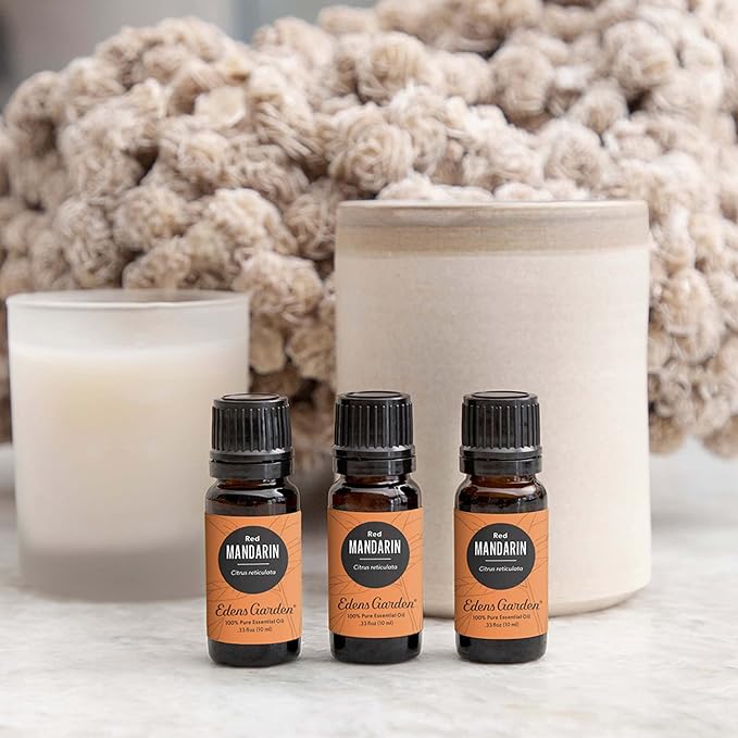 Edens Garden Mandarin- Red Essential Oil- 100% Pure Premium Grade, Undiluted, Natural, Therapeutic, Aromatherapy, The Best for Diffuser, Skin, Candle, Humidifiers 30 ml (1 fl oz)