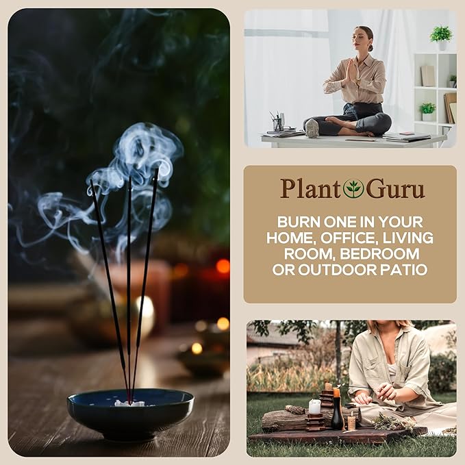 Patchouli Exotic Incense Sticks 7 Inch - Bulk 1 Bundle 85 to 100 Sticks - Natural 7" Long Lasting Aroma That Burns for 30 to 45 Minutes.