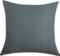 TangDepot Handmade Decorative Solid 100% Cotton Canvas Throw Pillow Covers /Pillow Shams, (16" x16" , Steel Grey, 1 Count (Pack of 1))