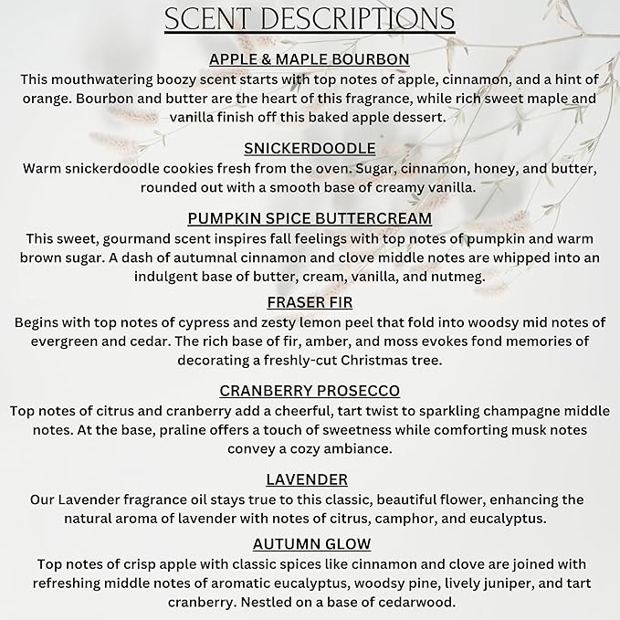 Wickless Candles for Candle Warmer Lamp, Many Scents to Choose, 100% Non-Toxic Soy Wax, Scented Candle Melts for Warming Plate, Handmade in The USA (Butterscotch & Bourbon)