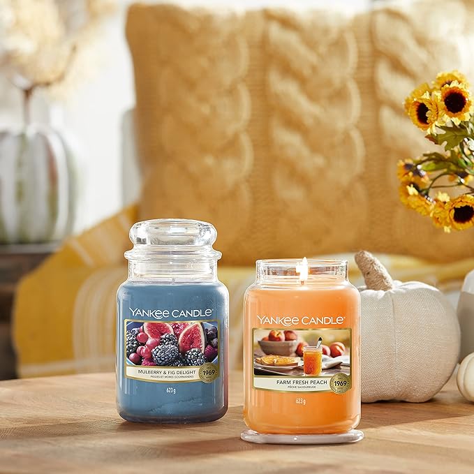 Yankee Candle Candle, Farm Fresh Peach, Large