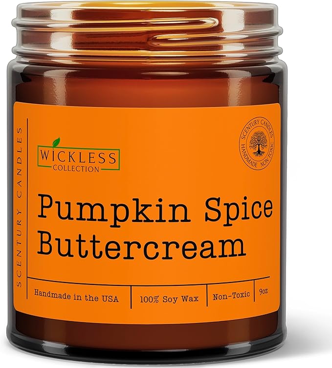Wickless Candles for Candle Warmer Lamp, Many Scents to Choose, 100% Non-Toxic Soy Wax, Scented Candle Melts for Warming Plate, Handmade in The USA (Pumpkin Spice Buttercream)