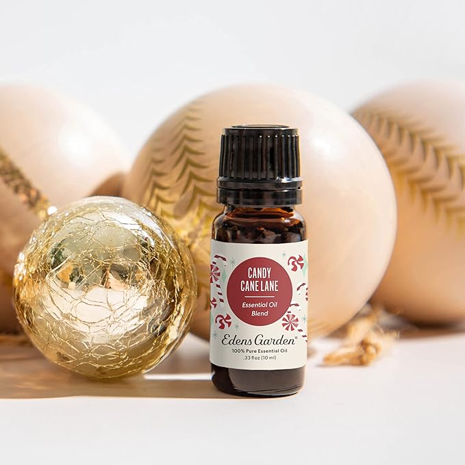 Edens Garden Candy Cane Lane Essential Oil Blend- 100% Pure Premium Grade, Undiluted, Natural, Therapeutic, Aromatherapy, The Best for Diffusing, Candle, Laundry, Humidifiers 10 ml (.33 fl oz)