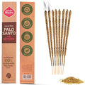 Sagrada Madre 8pcs Wildly Harvested Thick Palo Santo Incense Sticks (Myrrh), 9” Long - Eco Friendly, Non-Toxic, Aromatic Incense Sticks (1hr Burning Time) to Heal & Calm Your Body and Environment