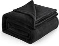 Bedsure GentleSoft Fleece Blankets King Size Black - Bed Blanket Soft Lightweight Plush Cozy Fuzzy Luxury Microfiber, 108x90 inches