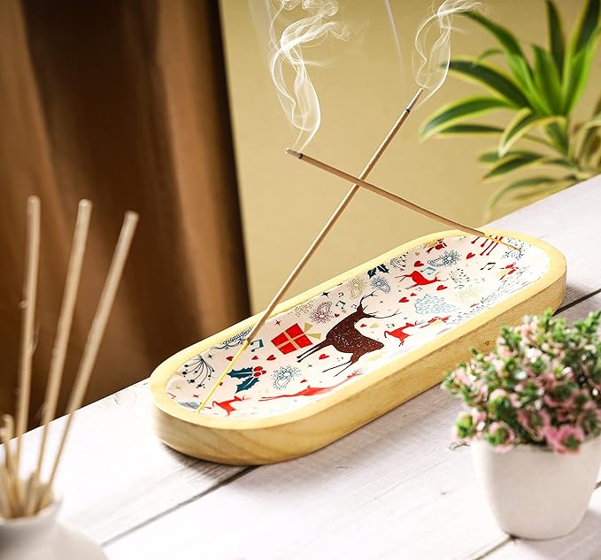 Bless-Cinnamon 100%-Natural-Handmade-Hand-Dipped-Incense-Sticks Organic-Chemicals-Charcoal-Free Purification-Relaxation-Positivity-Yoga-Meditation Best-Woods-Scent (100 Sticks(5.25 OZ))