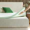ZINUS 2 Inch Green Tea Memory Foam Mattress Topper, Smaller, More Convenient WonderBox Packaging, Pressure-Relieving Layers, CertiPUR-US Certified, Full