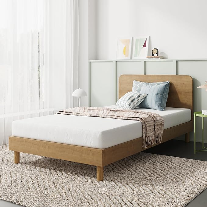 Novilla 5 Inch Queen Size Mattress, Gel Memory Foam Mattress for Cooling Night Sleep & Pressure Relief, CertiPUR-US Certified Mattresses Queen Size