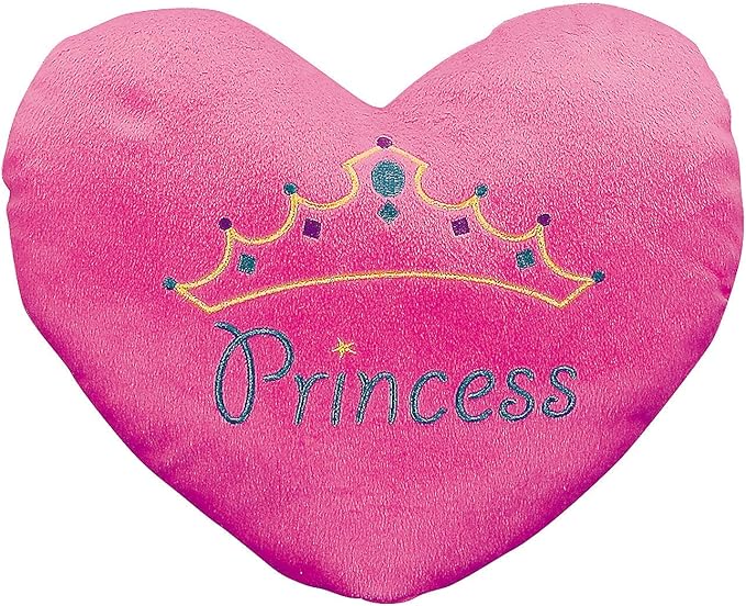 PLUSH PRINCESS HEART PILLOW - Toys - 1 Piece