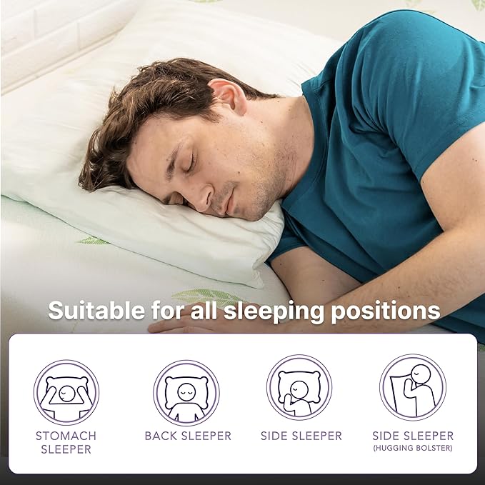 NapQueen Queen Size, 12 Inch Anula Green Tea Infused Memory Foam Mattress, Bed in a Box, CertiPUR-US Certified Mattress
