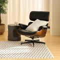 Nourison Home Nordic Ivory Black 5' x 7' Area Rug - Easy Clean, Non Shedding, Bed Room, Living Room, Dining Room, Kitchen (5' x 7')