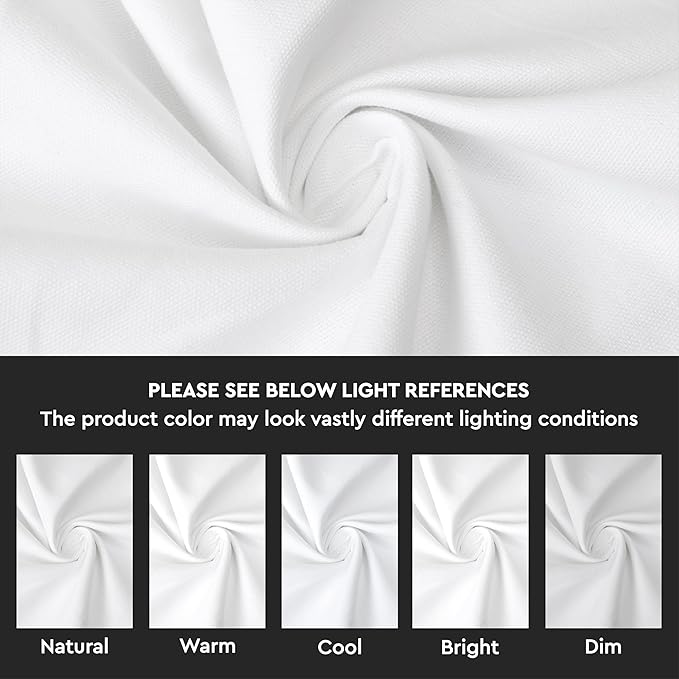Encasa XO Throw Pillow Covers 12x20 in Set of 2 White | No Inserts | Cotton Pillow Covers for Living Room, Bed, Sofa, Couch | Decorative Cushion Covers with Improved Zippers