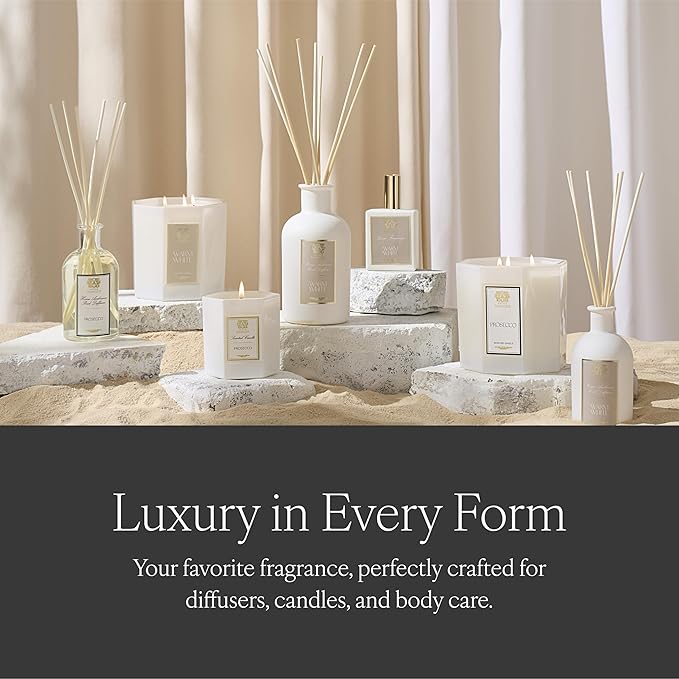 Antica Farmacista Three-Wick Candle - Decorative Home Candle - Long-Lasting & Premium Scented - Luxury Gift - Warm White, 9 oz