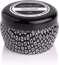 Capri Blue Volcano Scented Mini Tin Jar Candle - Printed Mini Tin Candles for Home Scented with Tropical Fruit & Sugared Citrus - Long Lasting Soy Wax Blend - Black (3 oz)