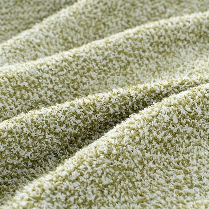 Carriediosa Heather Throw Blanket 60" X 80" Twin, 400GSM Ultra Soft Microfiber Fuzzy Fluffy Reversible Knitted Blankets Cozy Plush Lightweight and Warm Fall Throws for Couch, Bed, Sofa, Olive Green