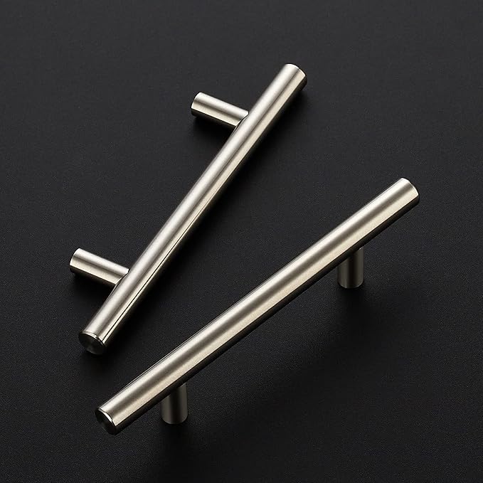 Ravinte 6 Pack 6 inch Cabinet Pulls Brushed Nickel Stainless Steel Kitchen Cupboard Handles Cabinet Handles, 3.5 inch Hole Center