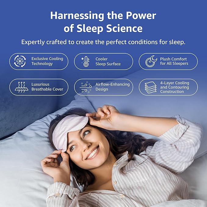 ROOST SLEEP Memory Foam Mattress, 14-Inch California King – Cool Cloud Gel Foam Bed with Soft Support and Cooling Relief – Spacious Pressure-Relieving Mattress