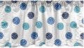 Lunarable Volleyball Window Valance, Sports Ball Theme Doodle Style Simplistic Composition Healthy Living, Curtain Valance for Kitchen Bedroom Decor with Rod Pocket, 54" X 12", Pale