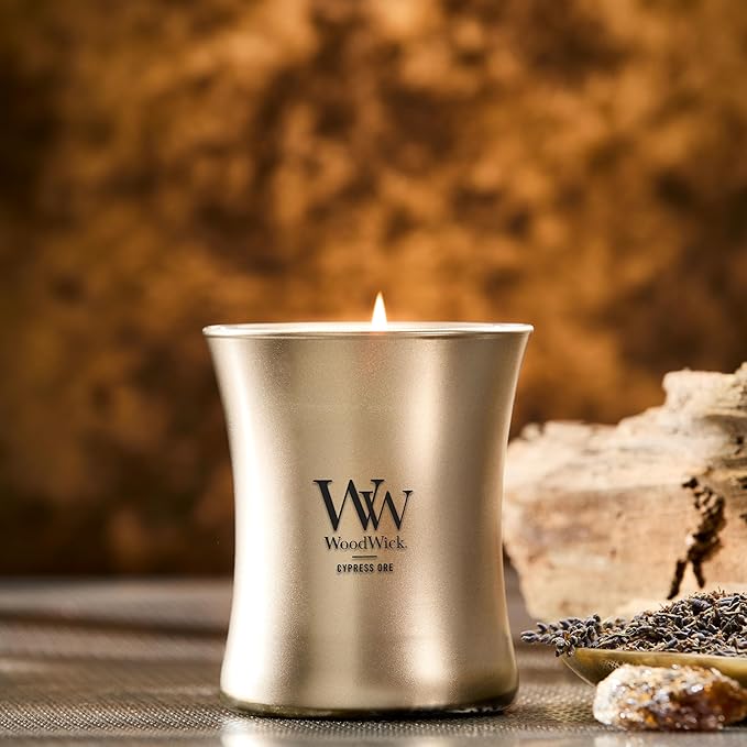 WoodWick Cypress Ore WoodWick Precious Metals Collection, 9.7 oz