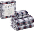 RUVANTI 100% Cotton California King Sheet Sets, 4 Pieces, Soft & Breathable Percale Weave Bedding, Deep Pocket 14", Hotel Standard, Crisp Cool Feel & Durable, Perfect Floral Sheets, Prussian