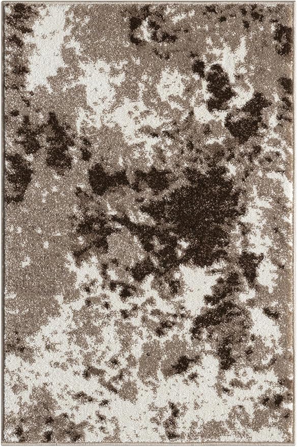 Keen Home Design Area Rugs - 2x3 Non-Shedding, Abstract Rugs for Kitchen, Living Room, Bedroom, Dining Room, Entryway - Size: 2' x 3', Multi