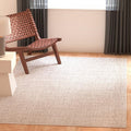 SAFAVIEH Abstract Collection Accent Rug - 3' x 5', Ivory & Grey, Handmade Wool, Ideal for High Traffic Areas in Entryway, Living Room, Bedroom (ABT468G)