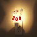 DORESshop Halloween Night Light Plug in, Ghost Night Lights Plug into Wall, Plug in Nightlight with 360° Rotatable, Cute & Funny Halloween Party Decorative for Adults,Kids,Gift, Pocky Decor,1 Pack