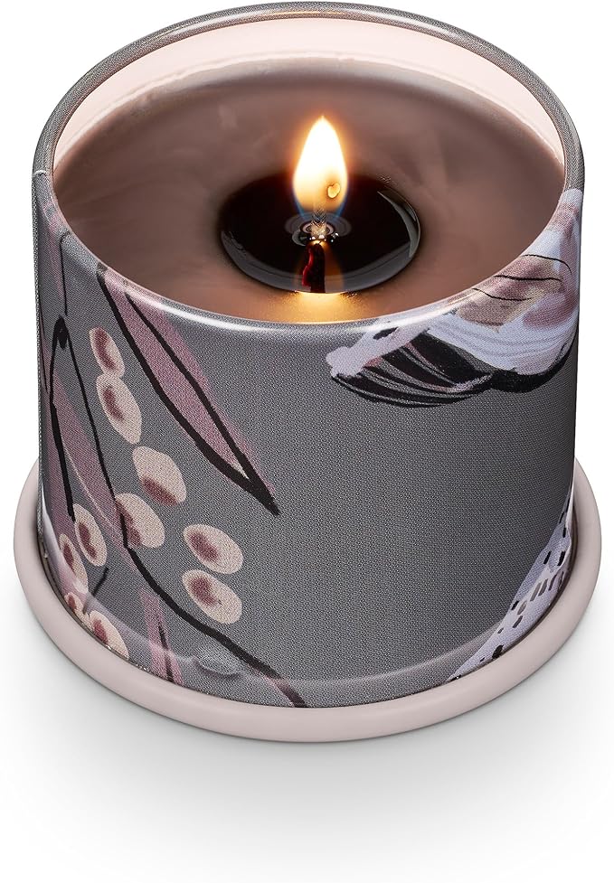 ILLUME Demi Vanity Tin Candle, Woodfire