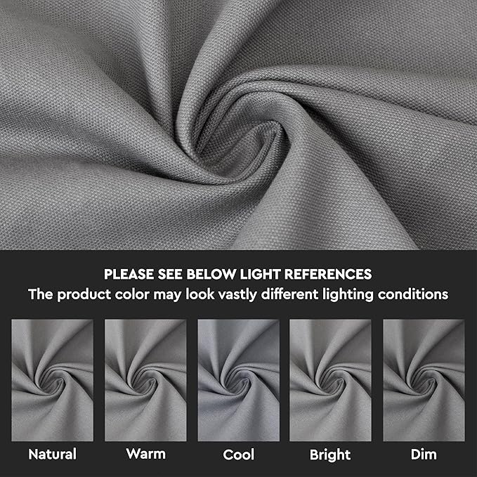 Encasa XO Throw Pillow Covers 16x16 in Set of 2 Grey | No Inserts | Cotton Pillow Covers for Living Room, Bed, Sofa, Couch | Decorative Cushion Covers with Improved Zippers