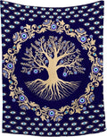 Magic Evil Eyes Pattern Blanket | Blue Eye Decor Unique Gifts | Plush Lightweight Comfortable Magic Blanket for All Seasons | 90"x120" Evil Eye Home Decor for Family| Tree of Life Eye Decor Gifts