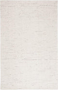 SAFAVIEH Abstract Collection Accent Rug - 2' x 3', Ivory & Brown, Handmade Wool, Ideal for High Traffic Areas in Entryway, Living Room, Bedroom (ABT468T)