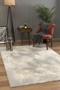 RUG BRANCH New Zealand Plush 4' x 6' (3'9" X 5'6") Scandinavian Indoor Area Rug, Contemporary, Grey Brown - Living Room, Bedroom, Dining Room, and Kitchen
