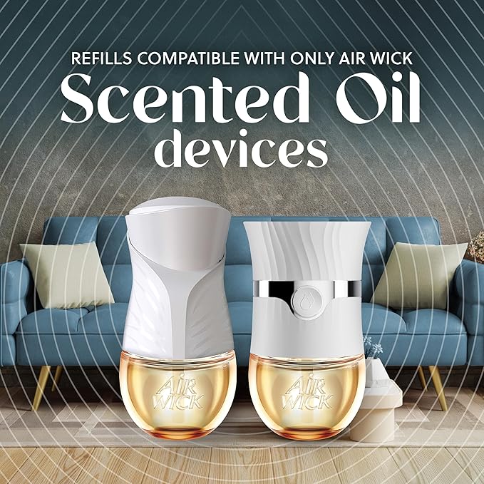 AIR WICK Scented Oil - Vibrant Refill Cotton & White Lotus 5 ct.