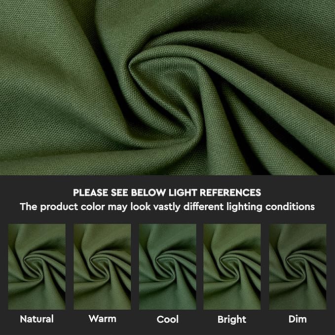 Encasa XO Throw Pillow Covers 18x18 in Set of 2 Leaf Green | No Inserts | Cotton Pillow Covers For Living Room, Bed, Sofa, Couch | Decorative Cushion Covers With Improved Zippers